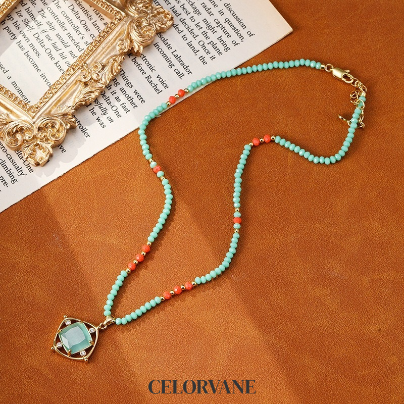 Seraphine Lustre Cat-Eye Pendant Necklace product image 4