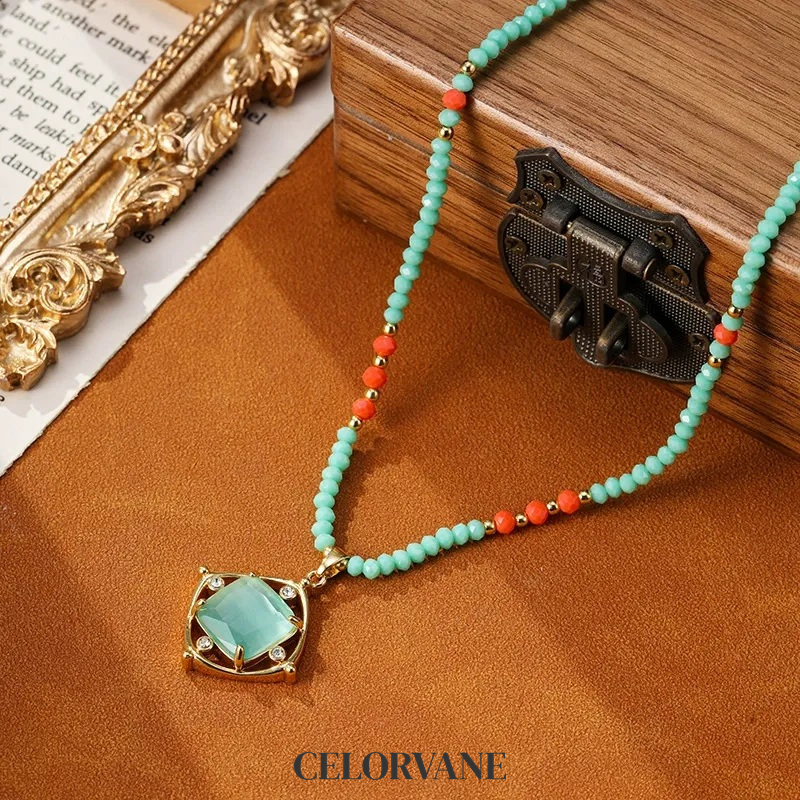 Seraphine Lustre Cat-Eye Pendant Necklace product image 6