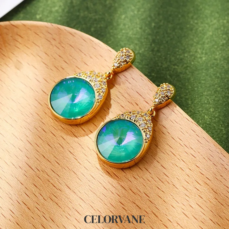 Liora Petal Teardrop Fringe Drop Earrings product image 1