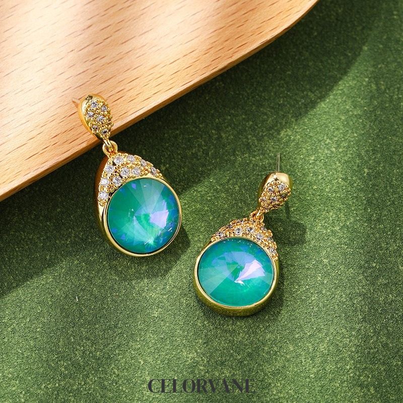 Liora Petal Teardrop Fringe Drop Earrings product image 2
