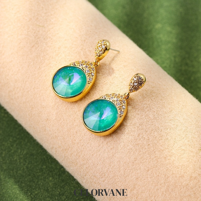 Liora Petal Teardrop Fringe Drop Earrings product image 5