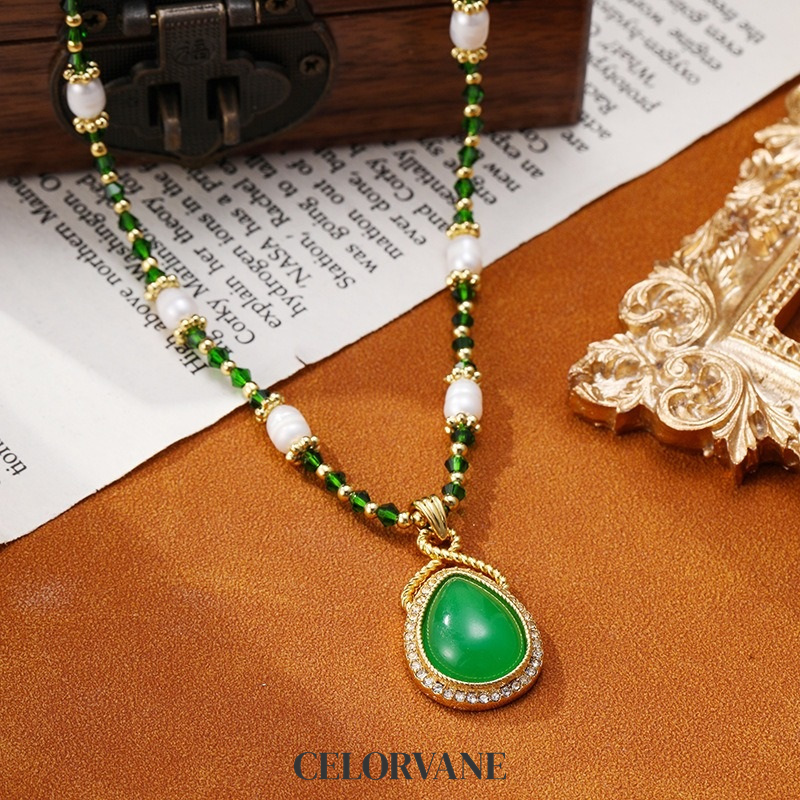 Solene Lustre Pearl Teardrop Pendant Necklace product image 2