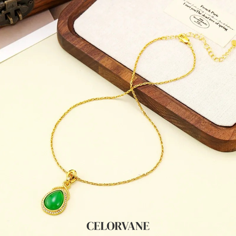 Solene Lustre Pearl Teardrop Pendant Necklace product image 8