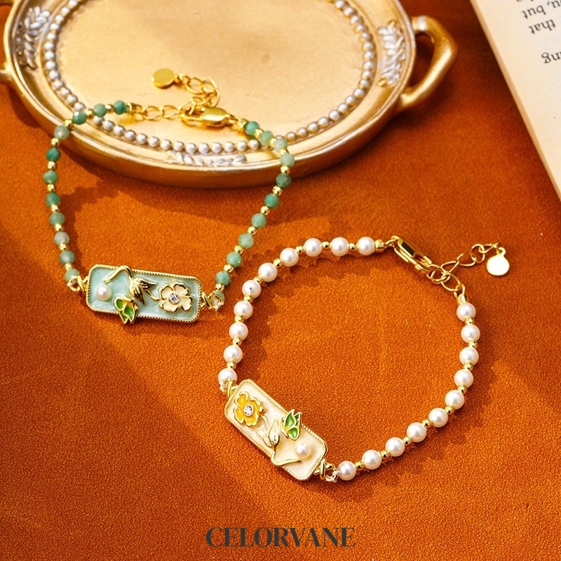 Cressida Nocturne Pearl Butterfly Beaded Bracelet product image 2