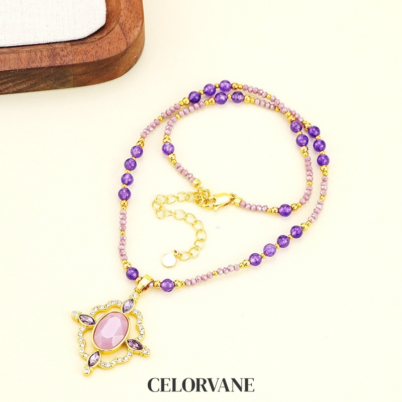 Lucienne Lustre Violet Pendant Necklace product image 3