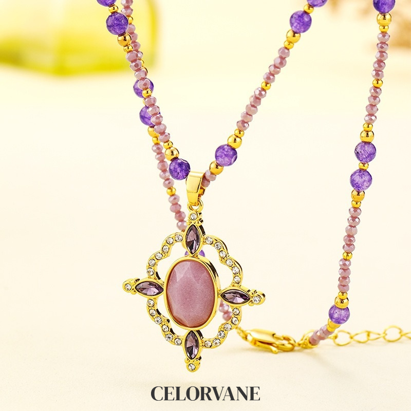 Lucienne Lustre Violet Pendant Necklace product image 4