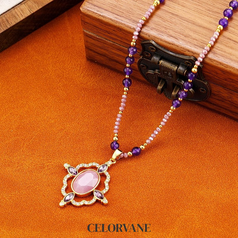 Lucienne Lustre Violet Pendant Necklace product image 5