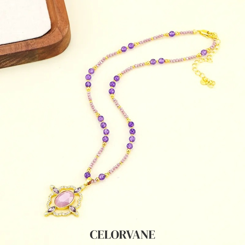 Lucienne Lustre Violet Pendant Necklace product image 7