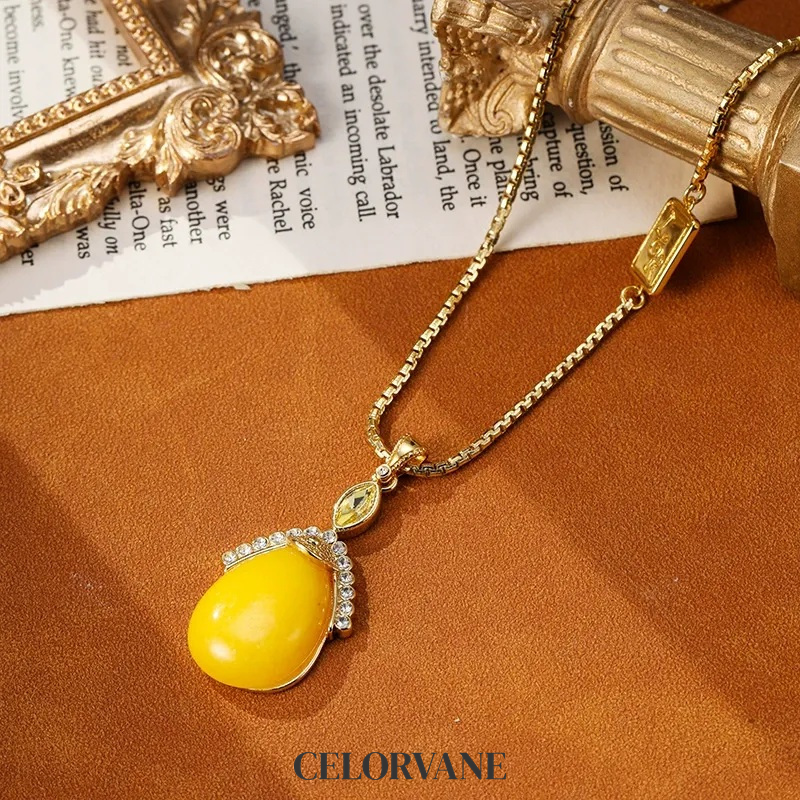 Evadne Bloom Pearl Teardrop Pendant Necklace product image 7