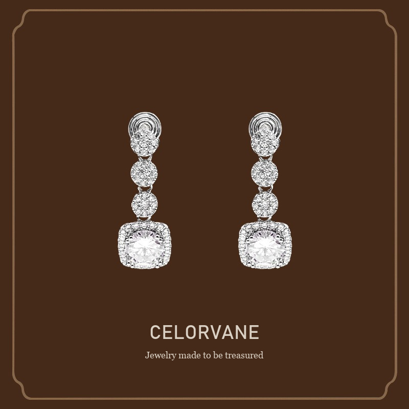 Amara Geometric Clip-On Earrings Celorvane cover image