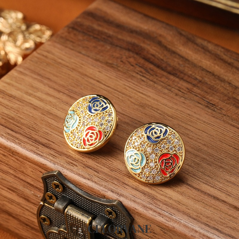 Valentina Petal Floral Enamel Stud Earrings product image 4