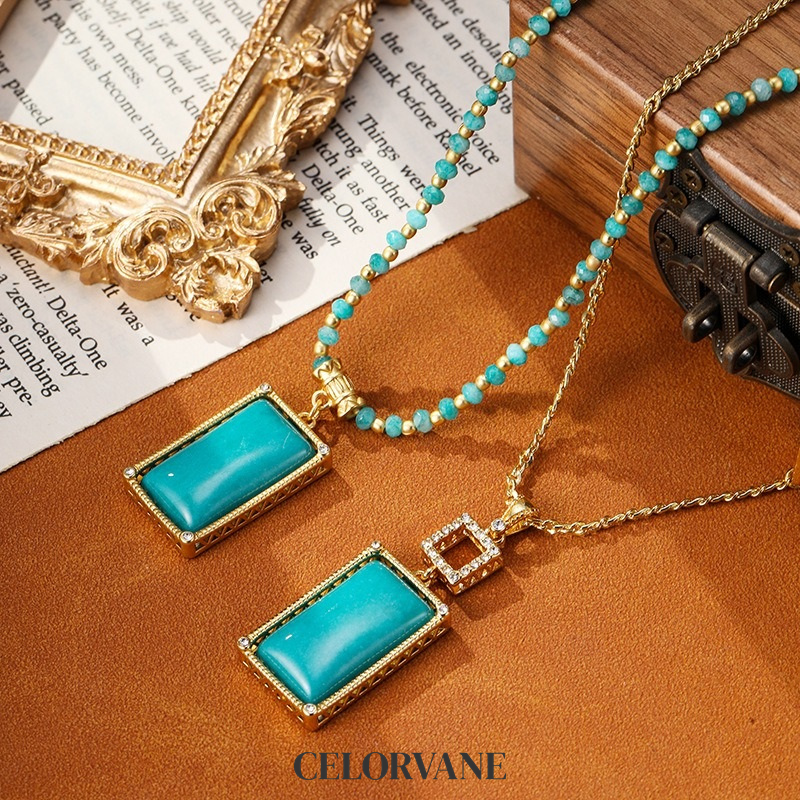 Aurelia Halo Geometric Pendant Necklace product image 1