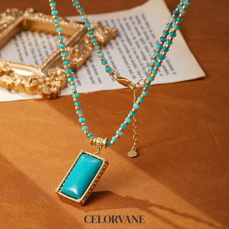 Aurelia Halo Geometric Pendant Necklace product image 5