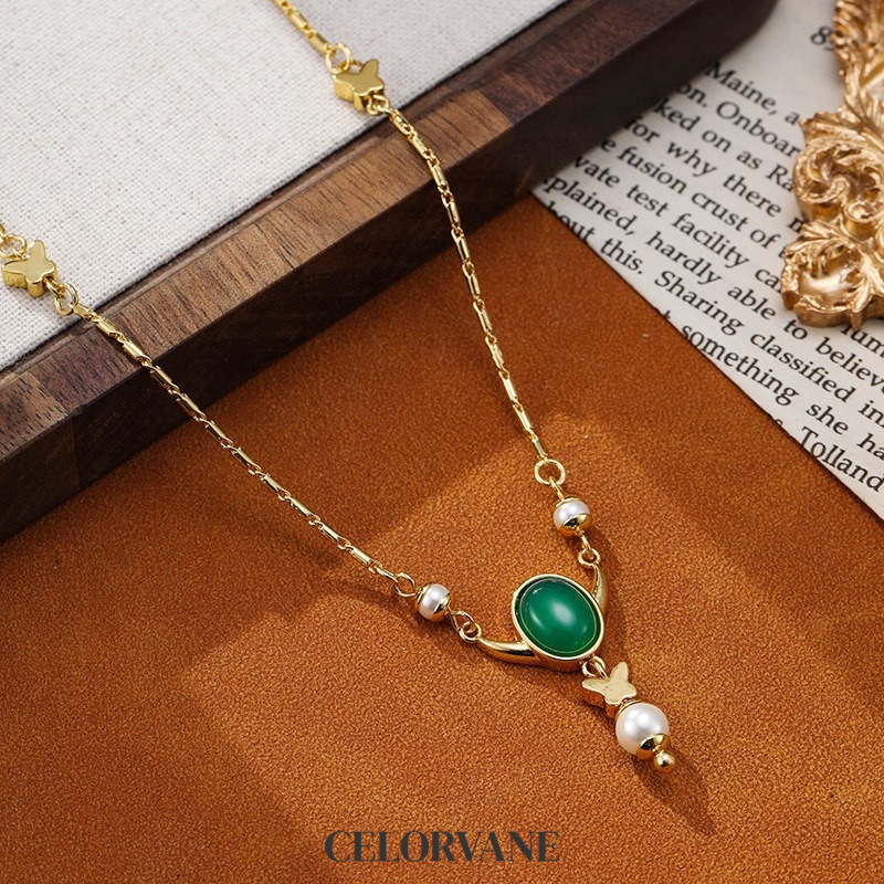 Valentina Reverie Pearl Butterfly Pendant Necklace product image 2