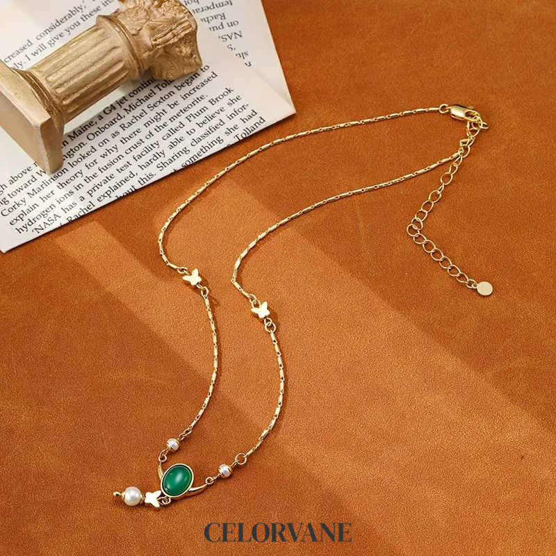 Valentina Reverie Pearl Butterfly Pendant Necklace product image 6