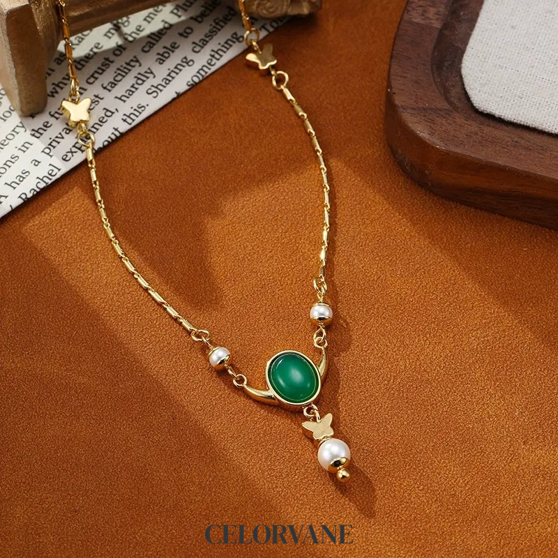Valentina Reverie Pearl Butterfly Pendant Necklace product image 7