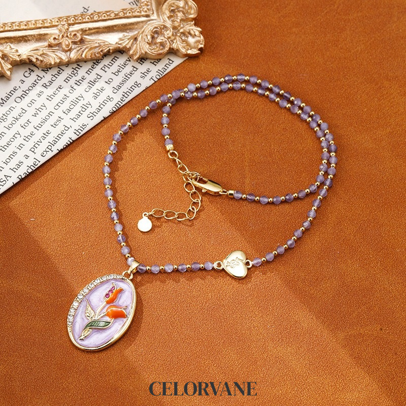 Sabine Nocturne Cat-Eye Pendant Necklace product image 4