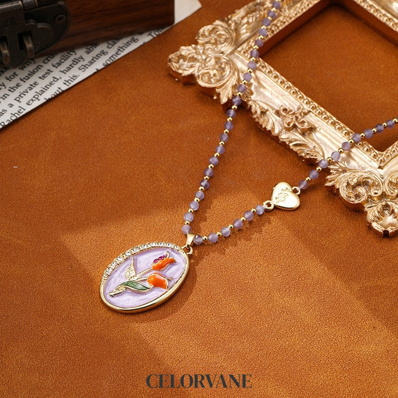 Sabine Nocturne Cat-Eye Pendant Necklace product image 5
