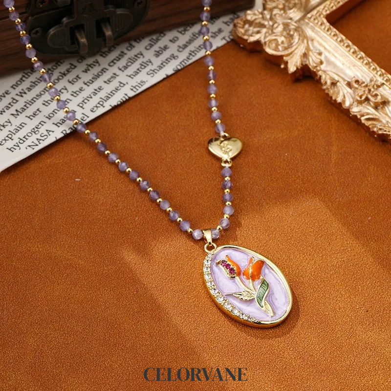Sabine Nocturne Cat-Eye Pendant Necklace product image 7