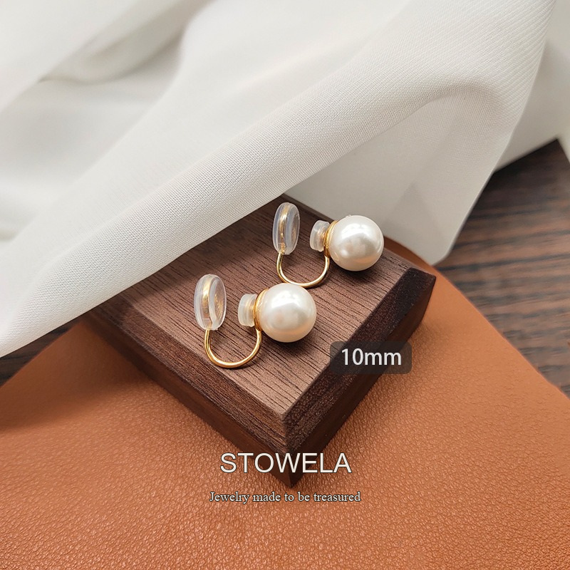 Aurelia Pearl Clip-On Earrings — Edition 28 product image 2