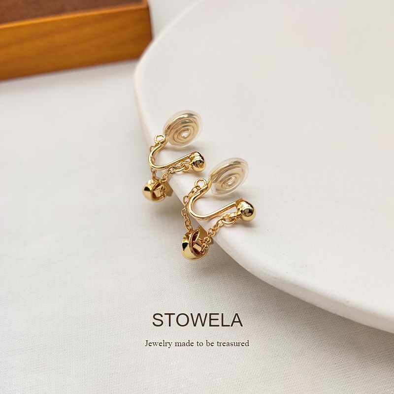 Élan Knot Clip-On Drop Earrings product image 3