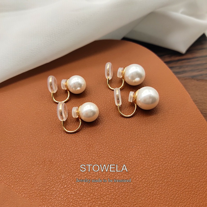 Aurelia Pearl Clip-On Earrings — Edition 28 product image 4