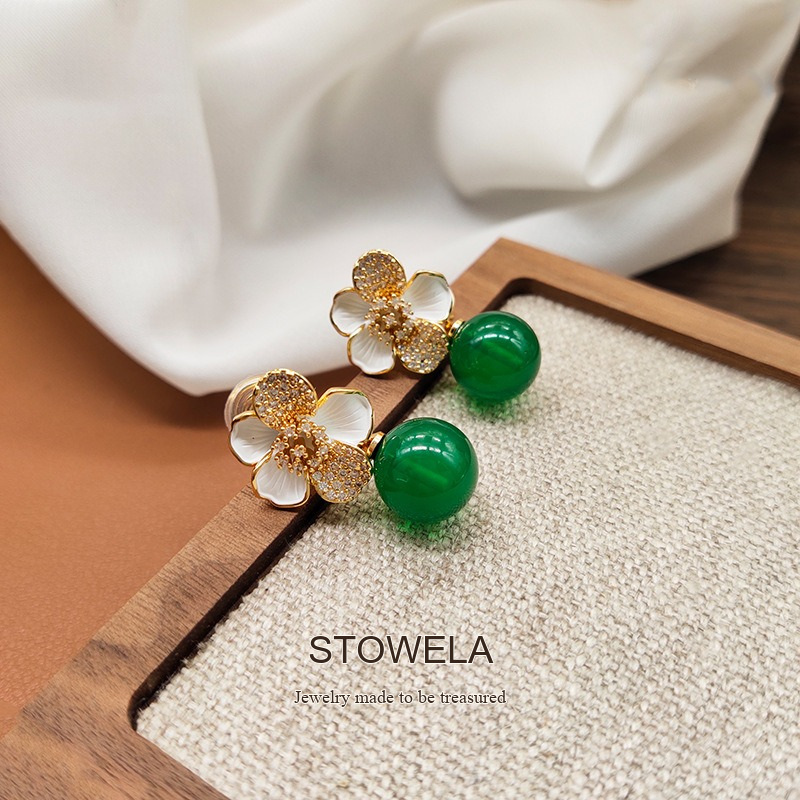 Celeste Floral Clip-On Earrings product image 4