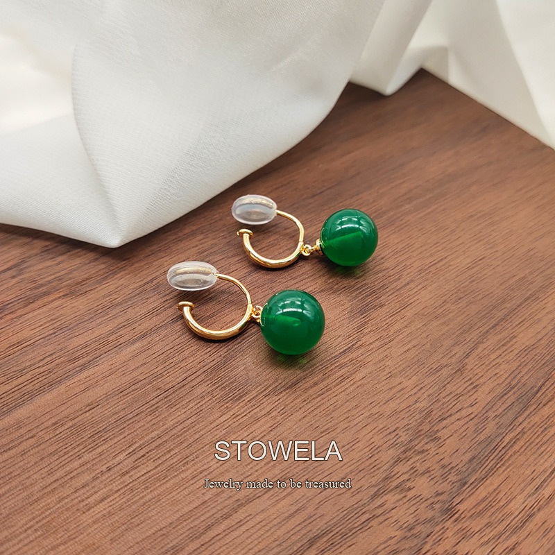 Vesper Jade-Inspired Clip-On Earrings product image 5