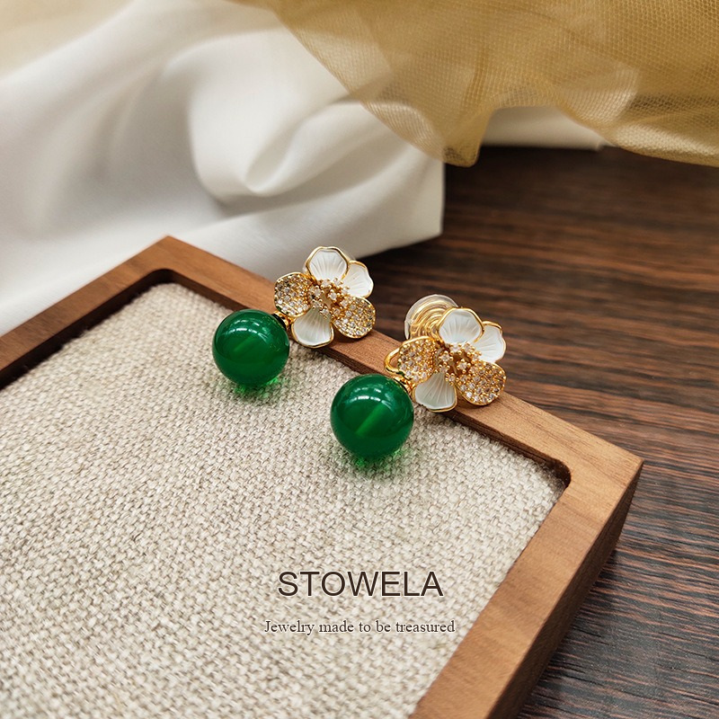 Celeste Floral Clip-On Earrings product image 5