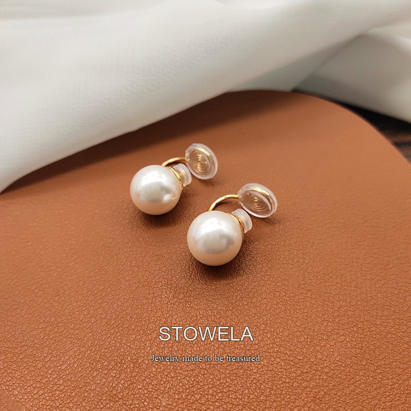 Aurelia Pearl Clip-On Earrings — Edition 28 product image 6