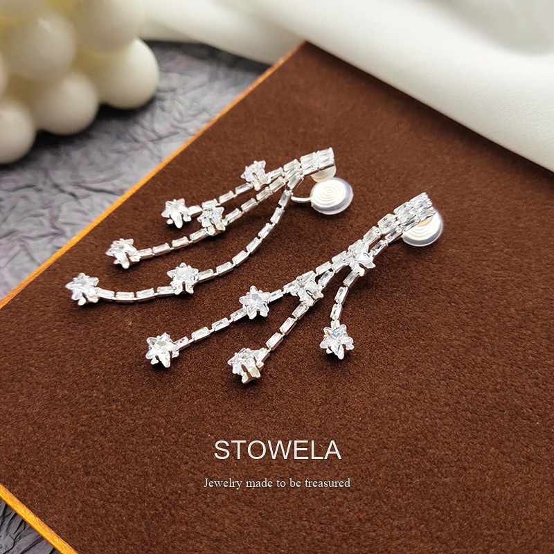 Vesper Star Crystal Clip-On Earrings product image 6