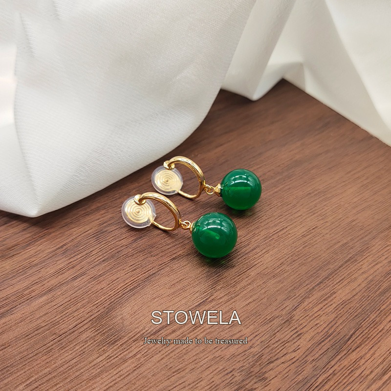 Vesper Jade-Inspired Clip-On Earrings product image 6