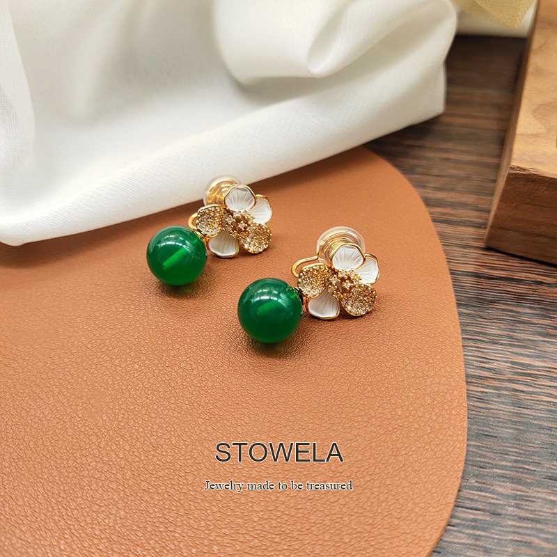 Celeste Floral Clip-On Earrings product image 6