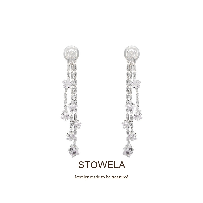 Vesper Star Crystal Clip-On Earrings product image 7