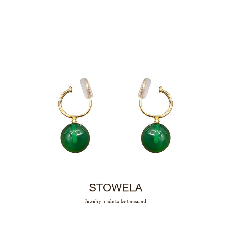 Vesper Jade-Inspired Clip-On Earrings product image 7