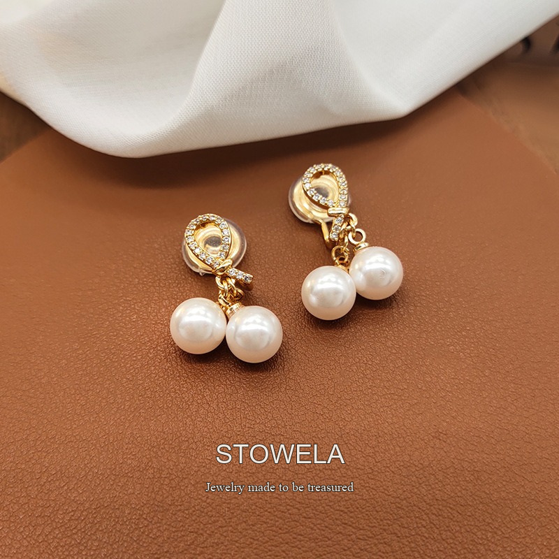 Vesper Pearl Clip-On Earrings product image 7