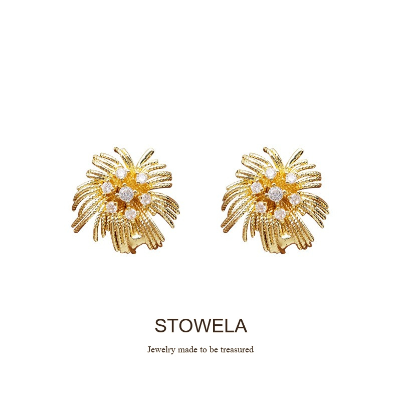 Amara Crystal Starburst Stud Earrings product image 7