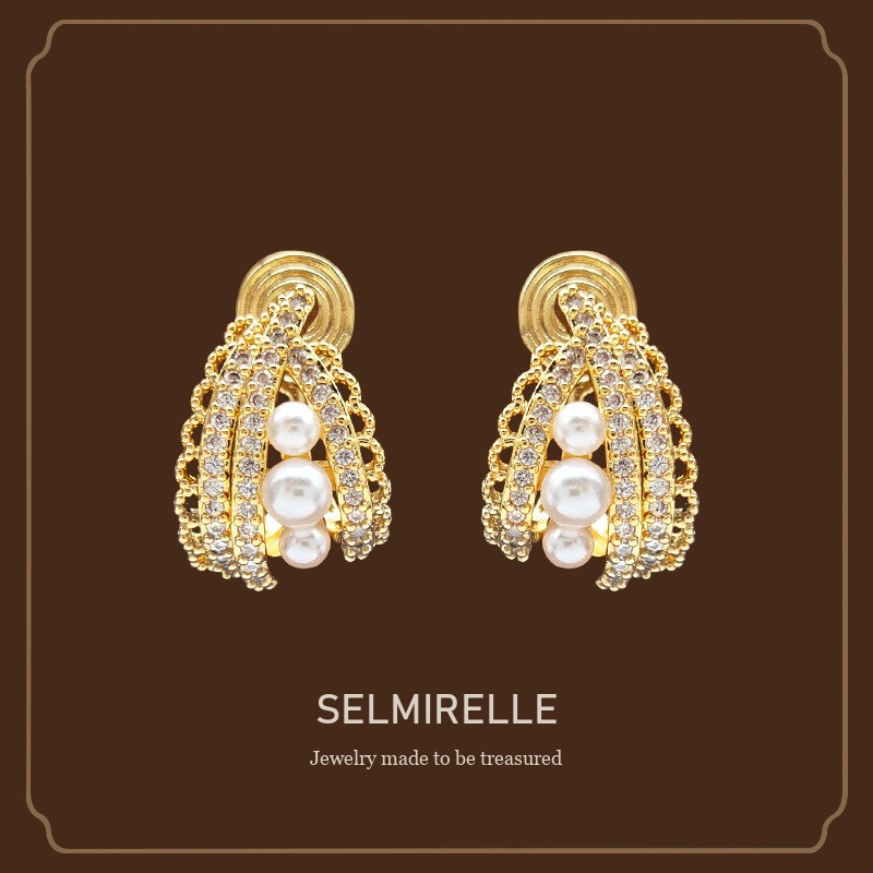 Noelle Pearl Clip-On Earrings — Edition 70 Selmirelle cover image