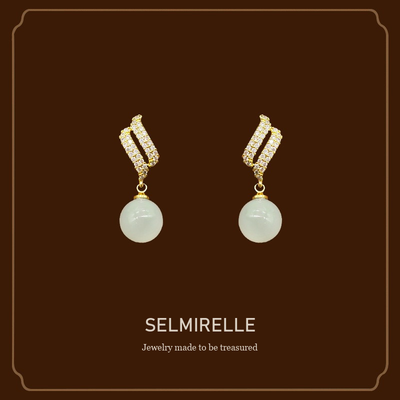 Aurelia Jade-Inspired Clip-On Earrings Selmirelle cover image