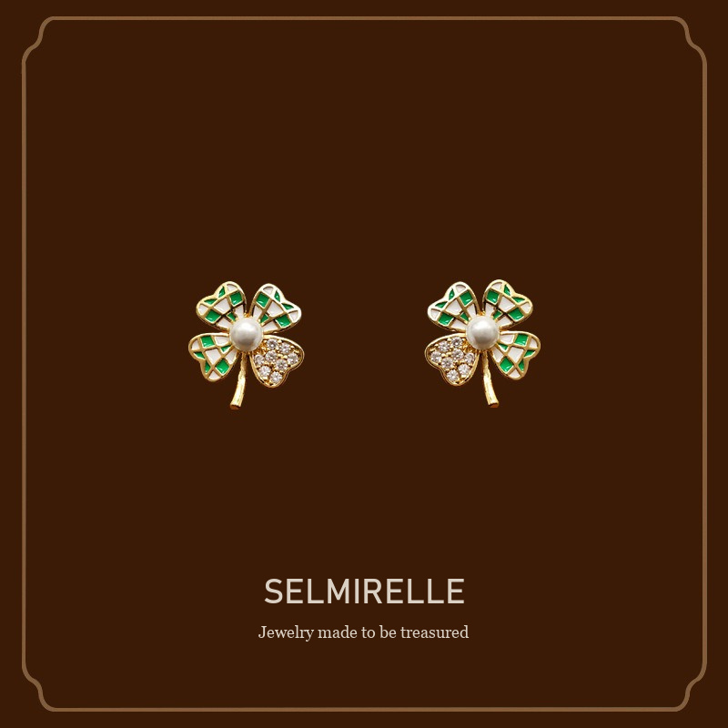 Aurelia Clover Clip-On Earrings Selmirelle cover image