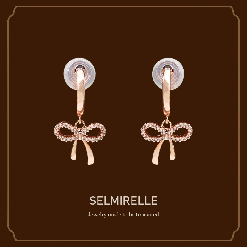 Aurelia Bow Butterfly Clip-On Earrings Selmirelle cover image