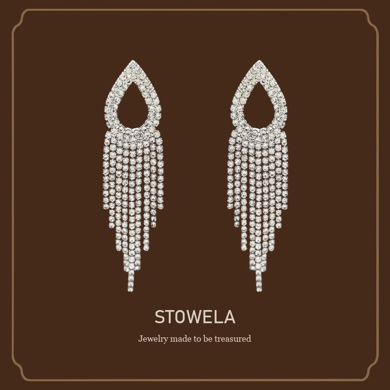 Élan Tassel Clip-On Drop Earrings — Edition 73 product image 1
