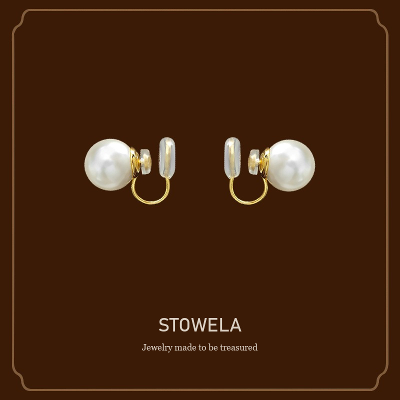 Aurelia Pearl Clip-On Earrings — Edition 28 product image 1