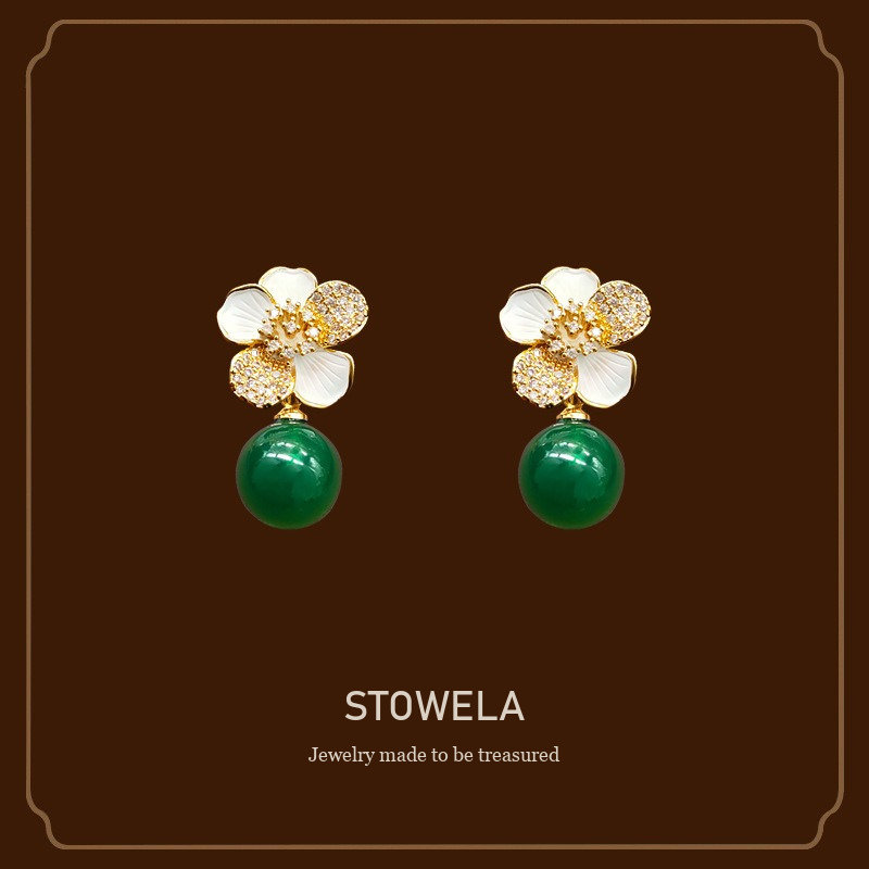 Celeste Floral Clip-On Earrings product image 1