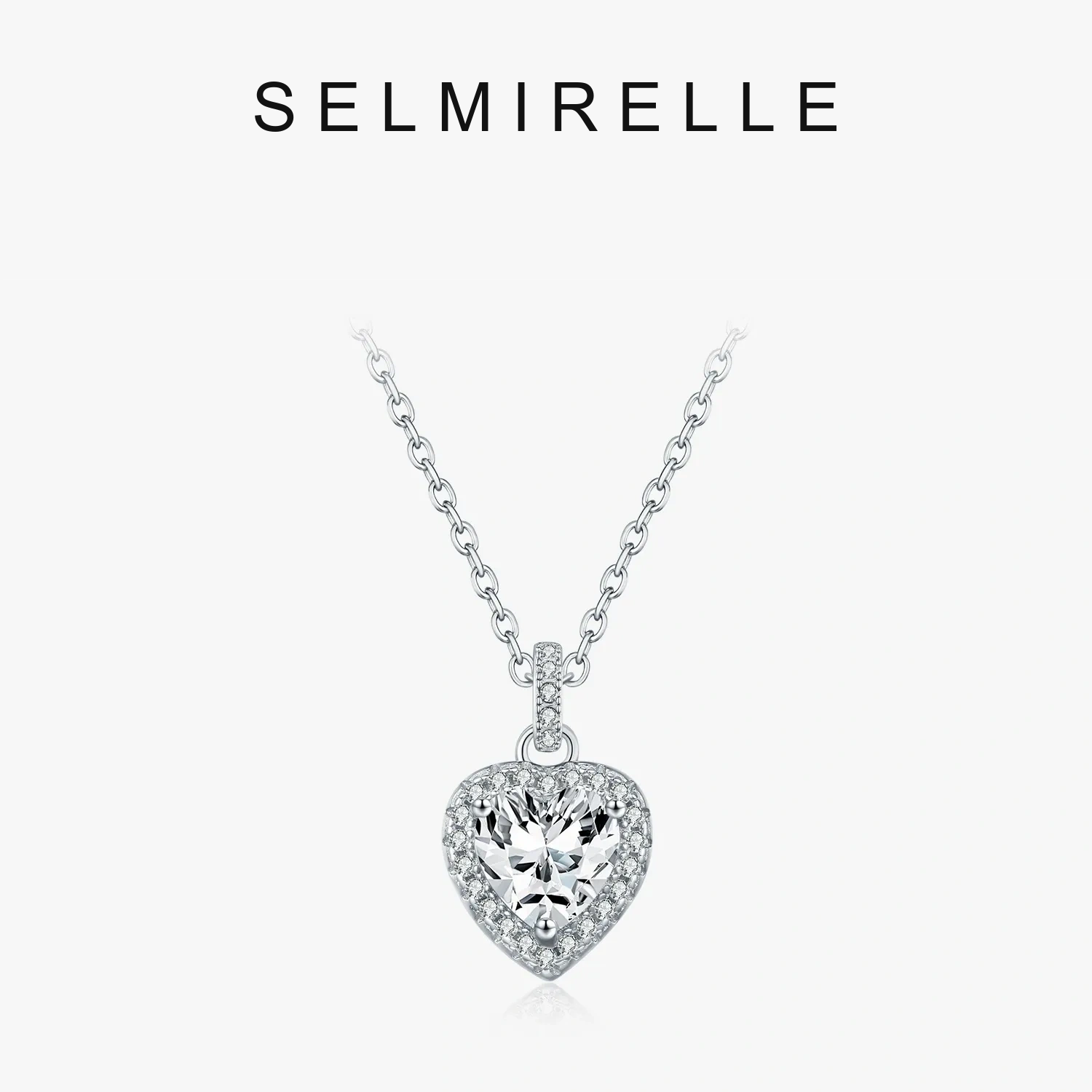 SELMIRELLE Elara Heart Moissanite Necklace SELMIRELLE cover image