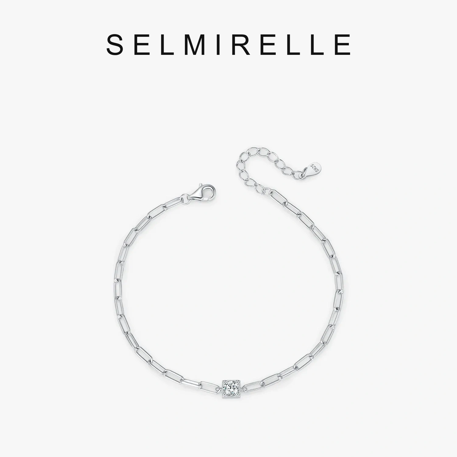 SELMIRELLE Isolde Geometric Moissanite Bracelet SELMIRELLE cover image