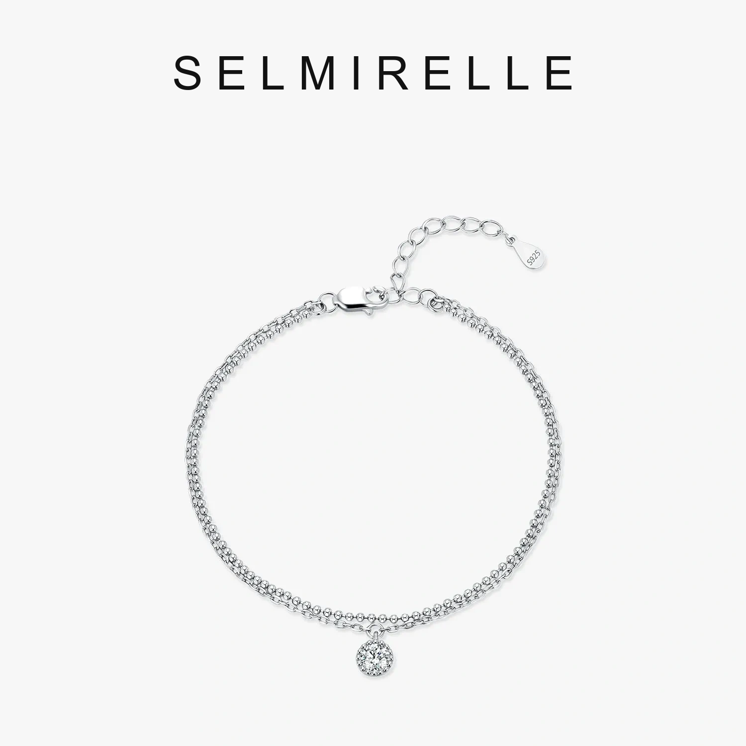 SELMIRELLE Caelia Layered Moissanite Bracelet SELMIRELLE cover image