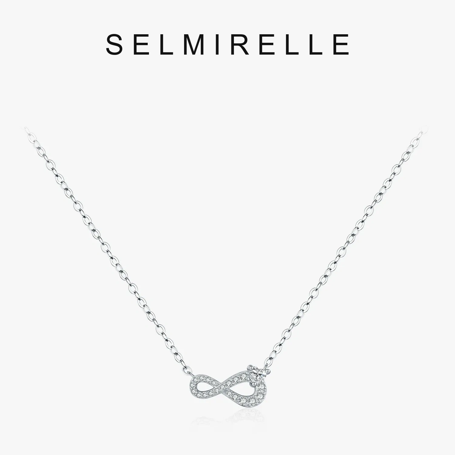 SELMIRELLE Vesper Möbius Sterling Silver Necklace product image 6