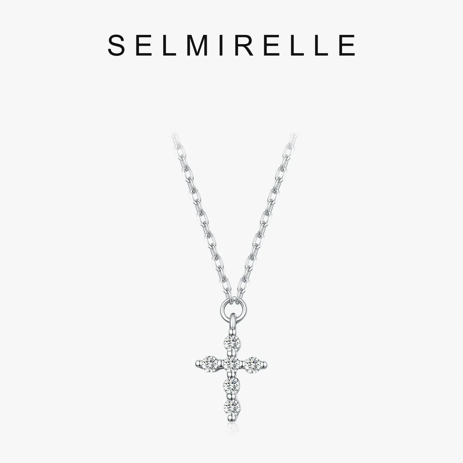 SELMIRELLE Odette Cross Moissanite Necklace SELMIRELLE cover image