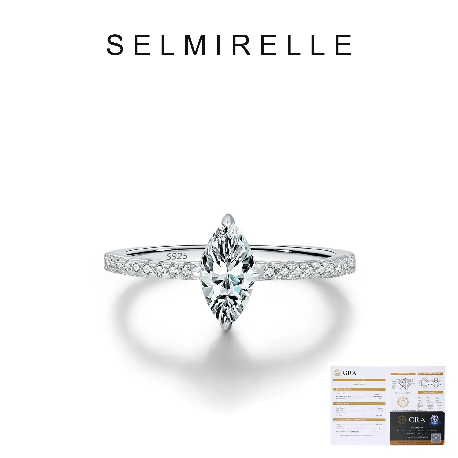 SELMIRELLE Evelisse Moissanite Ring product image 5